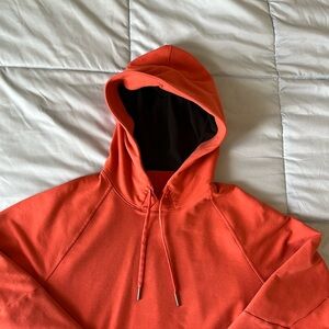 Men’s medium city sweat hoodie salmon colored